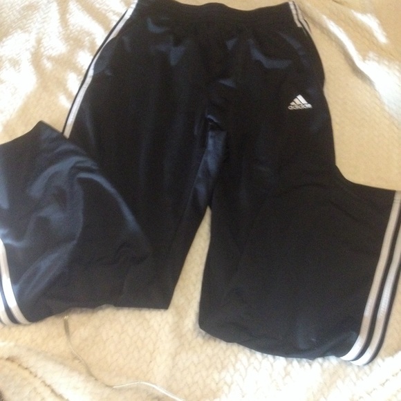 ADIDAS SWEAT pants With WHITE STRIPES SIZE M - Picture 7 of 8